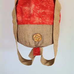 Plecak - Torba - Stonewash - Czerwony - Namaste | Indie