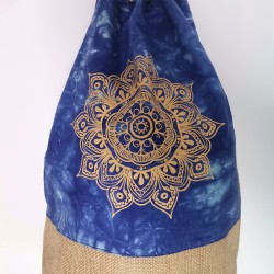 Plecak - Torba - Stonewash - Niebieski - Mandala | Indie