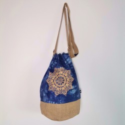 Plecak - Torba - Stonewash - Niebieski - Mandala | Indie