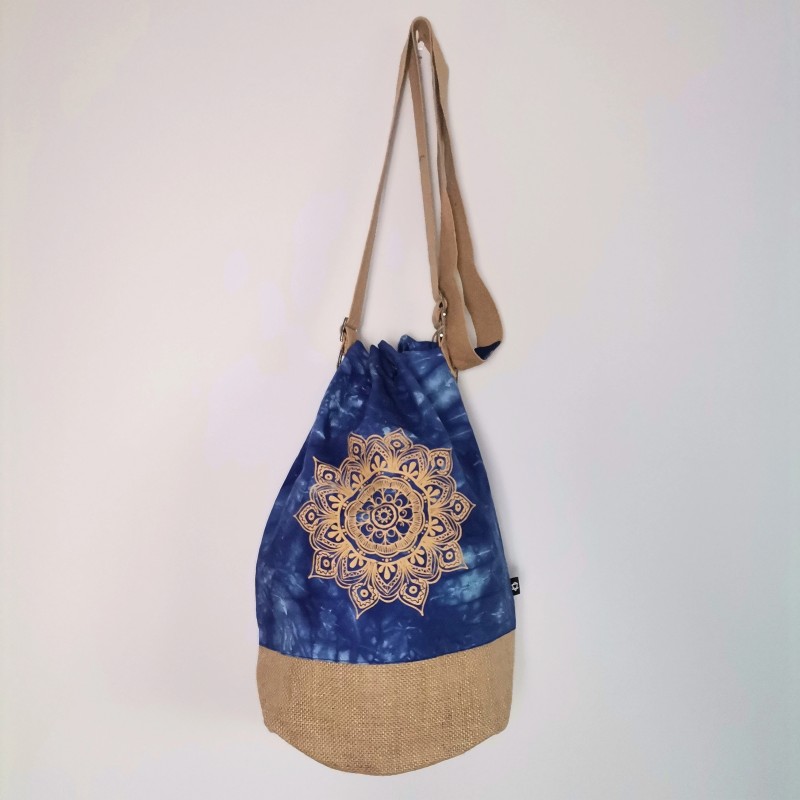 Plecak - Torba - Stonewash - Niebieski - Mandala | Indie