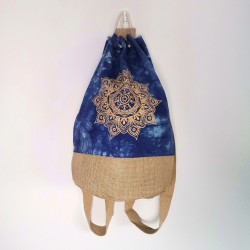 Plecak - Torba - Stonewash - Niebieski - Mandala | Indie